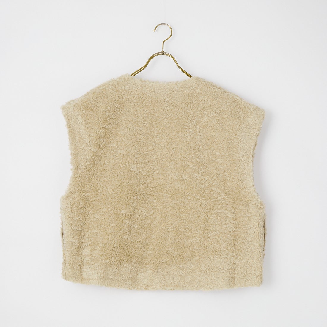 Kelen [ケレン] エコファーVネックベスト PAULINE [LKL24FBL2164] OFFBEIGE