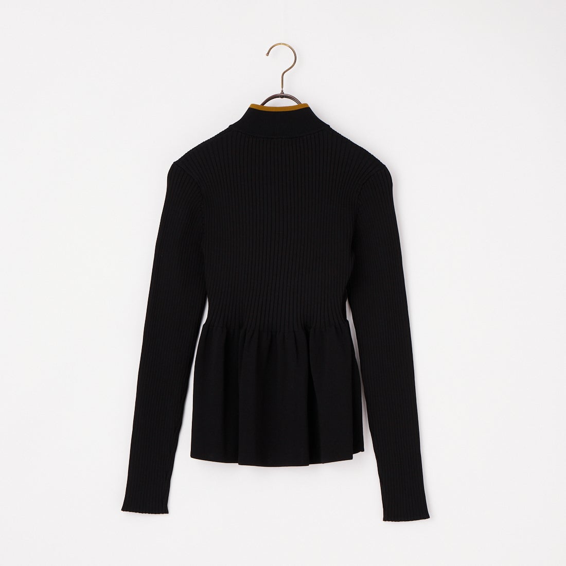 FRED PERRY [フレッドペリー] ジップスルーペプラムカーディガン [K3112] 102 BLACK