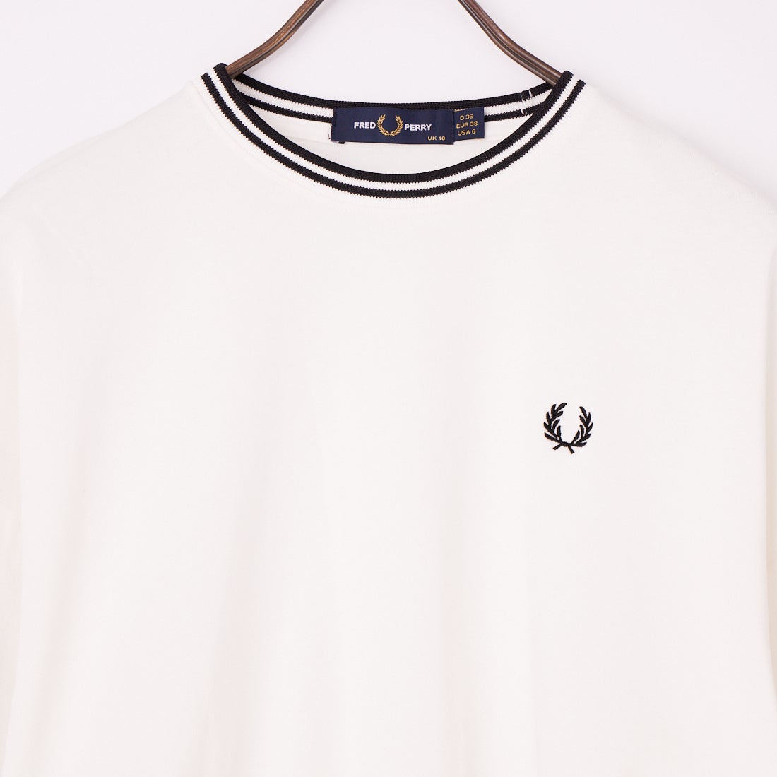 FRED PERRY [フレッドペリー] ツインティップ ロングスリーブTシャツ [G3133] 129 SNOW W