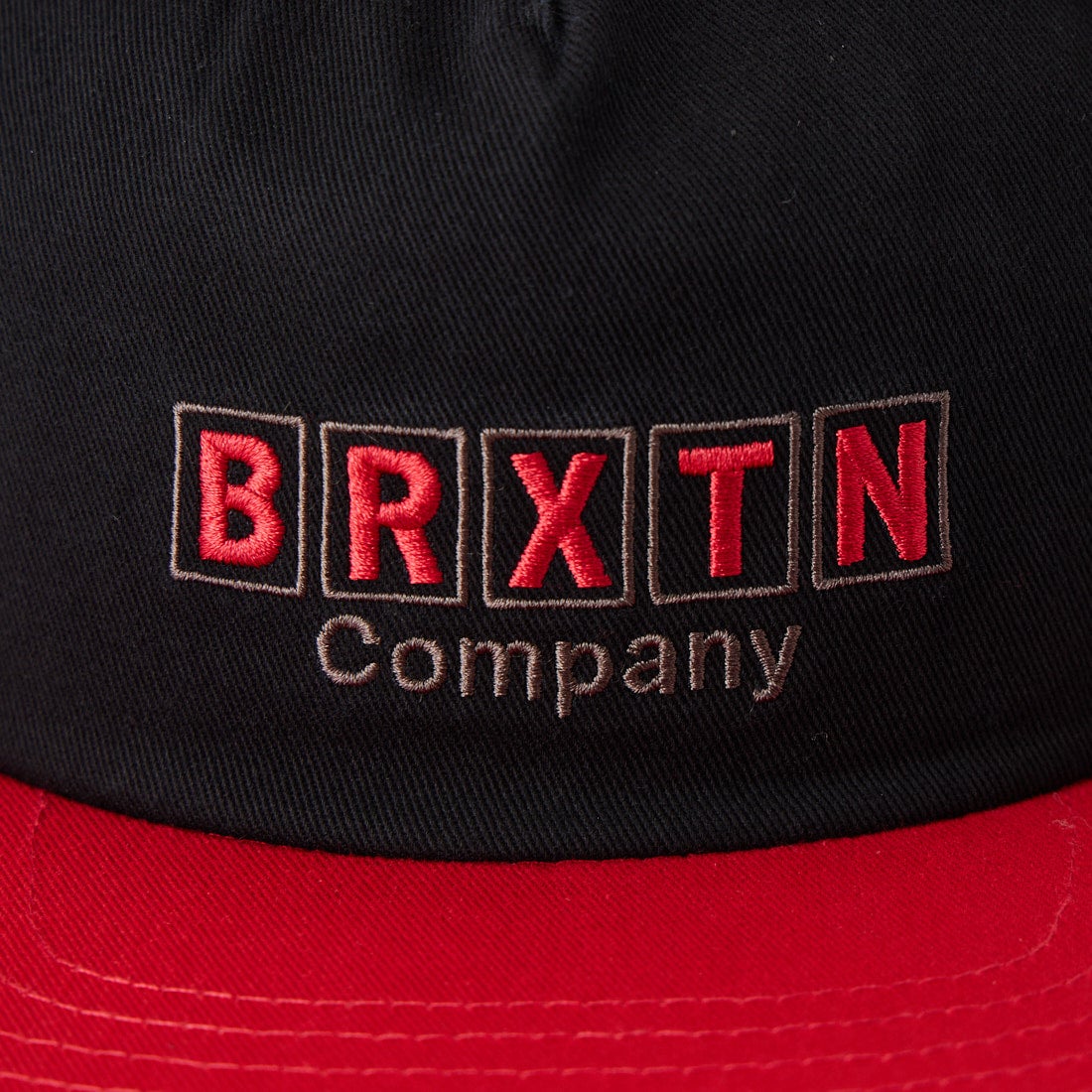 BRIXTON [ブリクストン] Block NPスナップバックキャップ [12134] BKRED