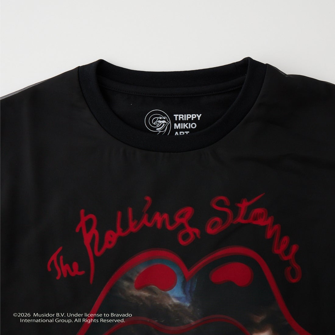 TRIPPY MIKIO ART [トリッピーミキオアート] RS LIPS ロングスリーブTシャツ [TR-158] BLACK