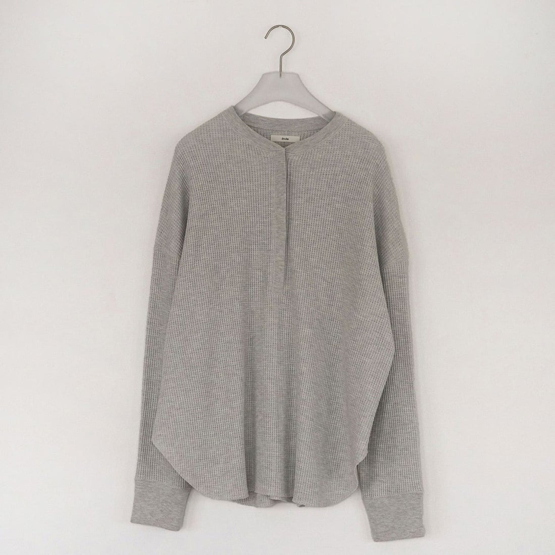 anuke [アンヌーク] ワッフルルーズヘンリーネックトップス [62620605] OML
