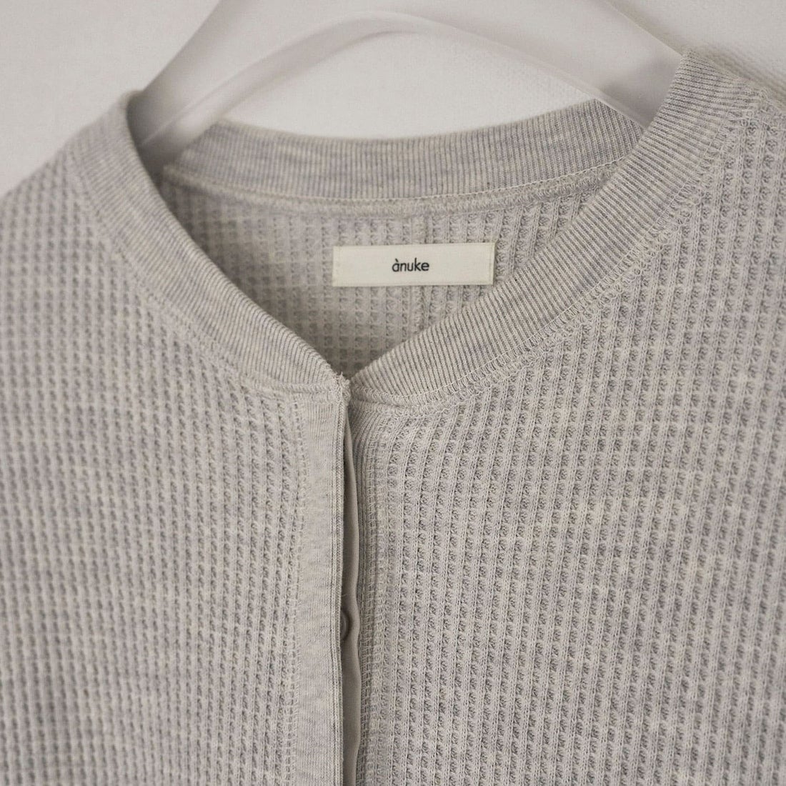 anuke [アンヌーク] ワッフルルーズヘンリーネックトップス [62620605] OML