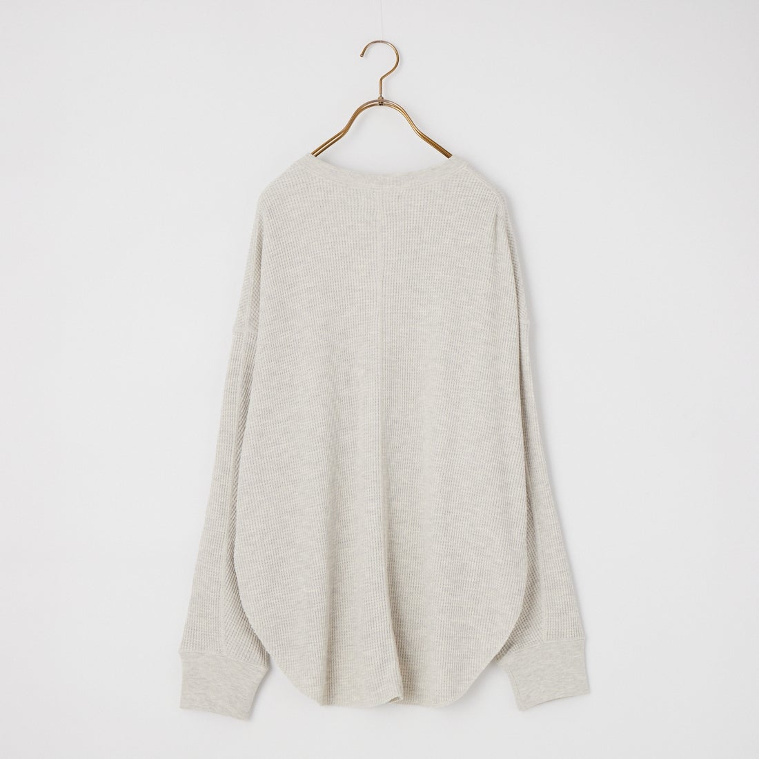 anuke [アンヌーク] ワッフルルーズヘンリーネックトップス [62620605] OML