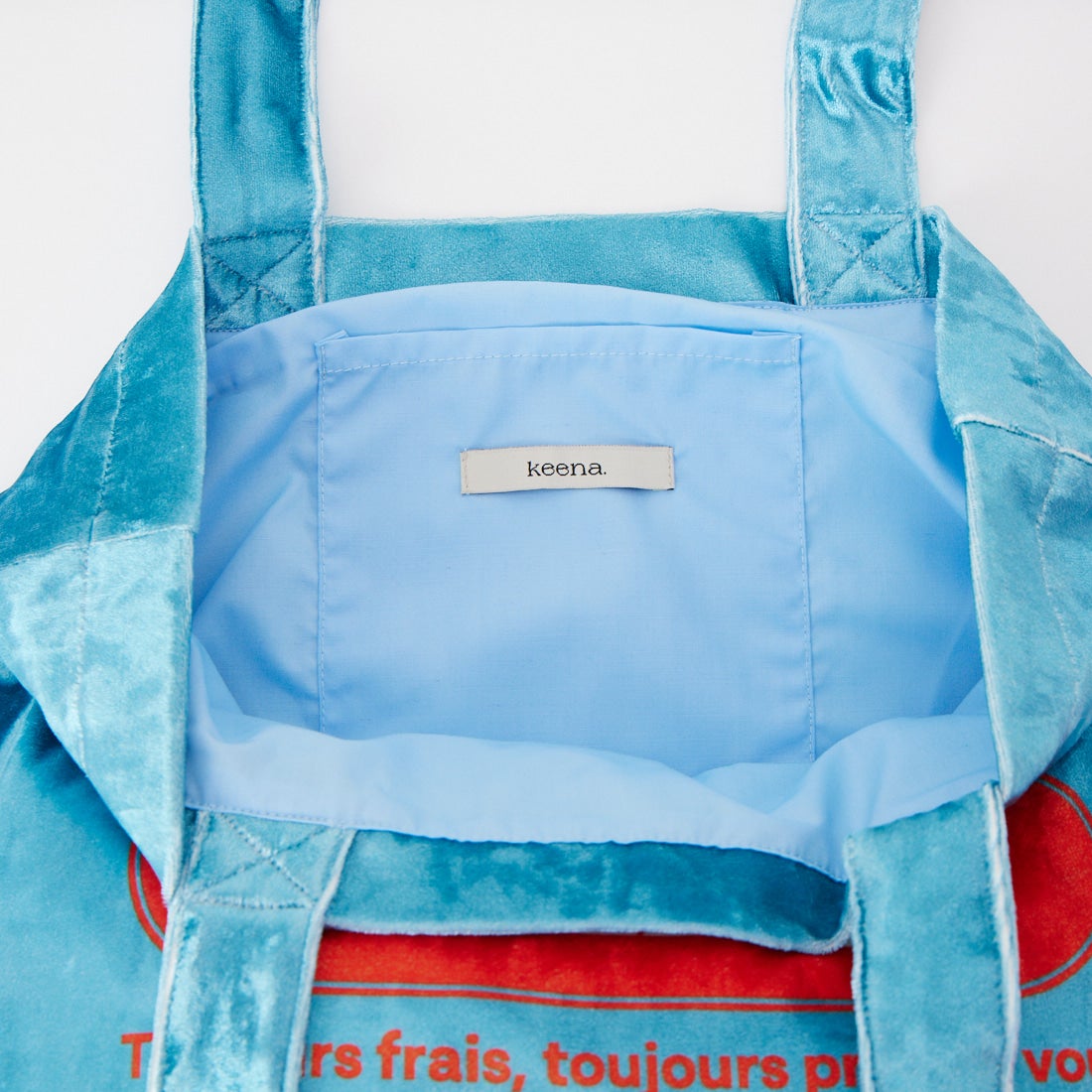 keena [キーナ] ベロアトートバッグ [SJ-26036KN] BLUE