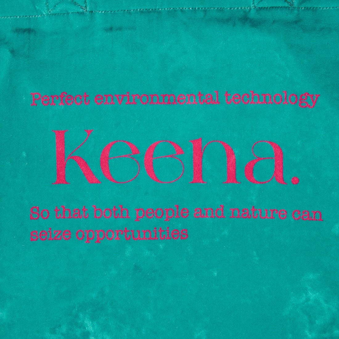 keena [キーナ] ベロアトートバッグ [SJ-26036KN] GREEN