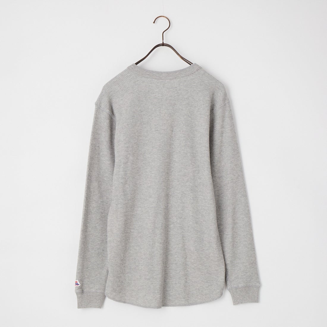 JE MORGAN [ジェイイーモーガン] サーマルヘンリーネックTシャツ [JG137-52S] 14 GRAY/WH