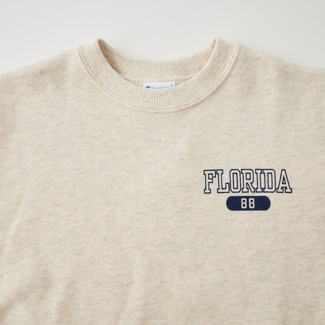 Champion [チャンピオン] キッズ クルーネックスウェットシャツ [CK-E011] 810 OATMEA