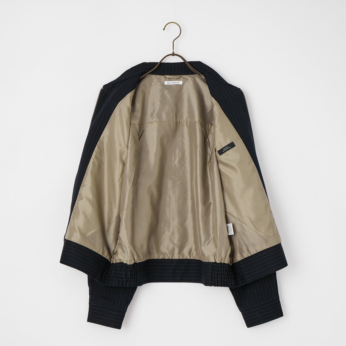 Noir Fabrik [ヌワールファブリック] ギャバジンスポーツジャケット [NF-263-066] NAVY ST