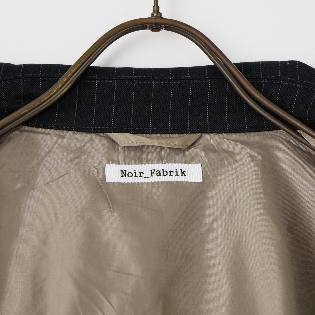 Noir Fabrik [ヌワールファブリック] ギャバジンスポーツジャケット [NF-263-066] NAVY ST