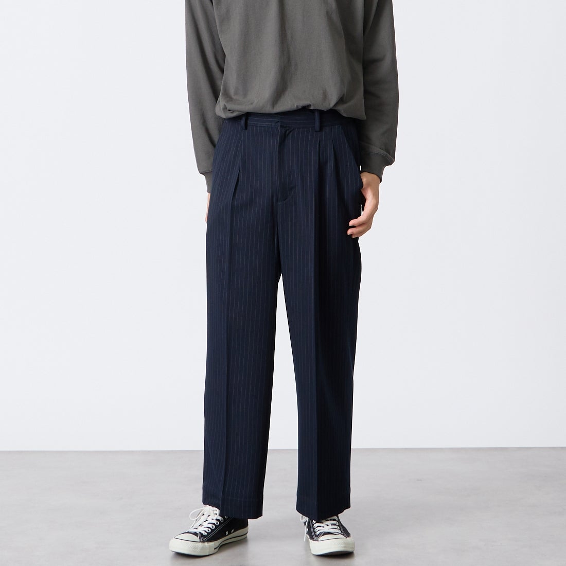 NAVY ST&&モデル身長：175cm 着用サイズ：S&&