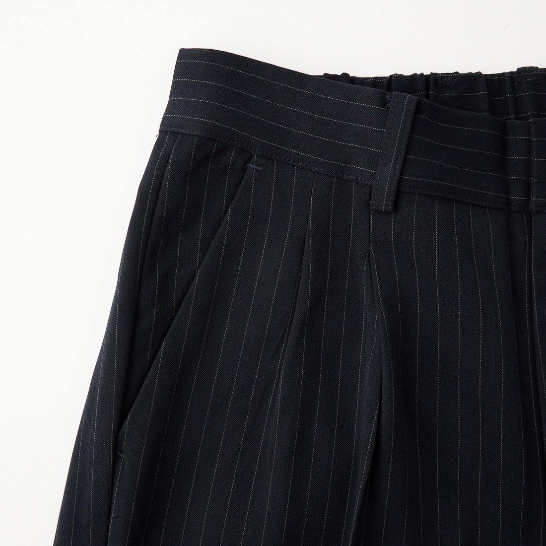 Noir Fabrik [ヌワールファブリック] ギャバジンワイドスラックス [NF-263-067] NAVY ST