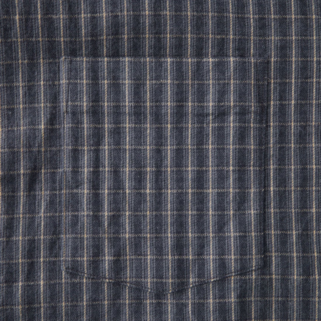 MANUAL ALPHABET [マニュアルアルファベット] ブラッシュドツイルチェック レギュラーカラーシャツ [MA-S-855] NVY/GRY