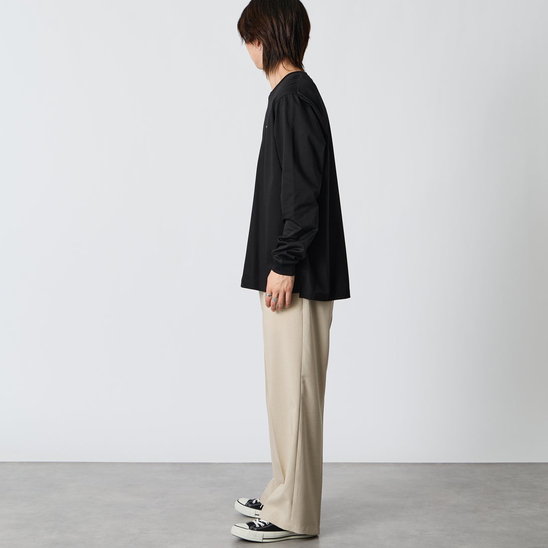 TATRAS [タトラス] SICADO シカード Tシャツ [MCKA0054083588] BLACK &&モデル身長：177cm 着用サイズ：3&&
