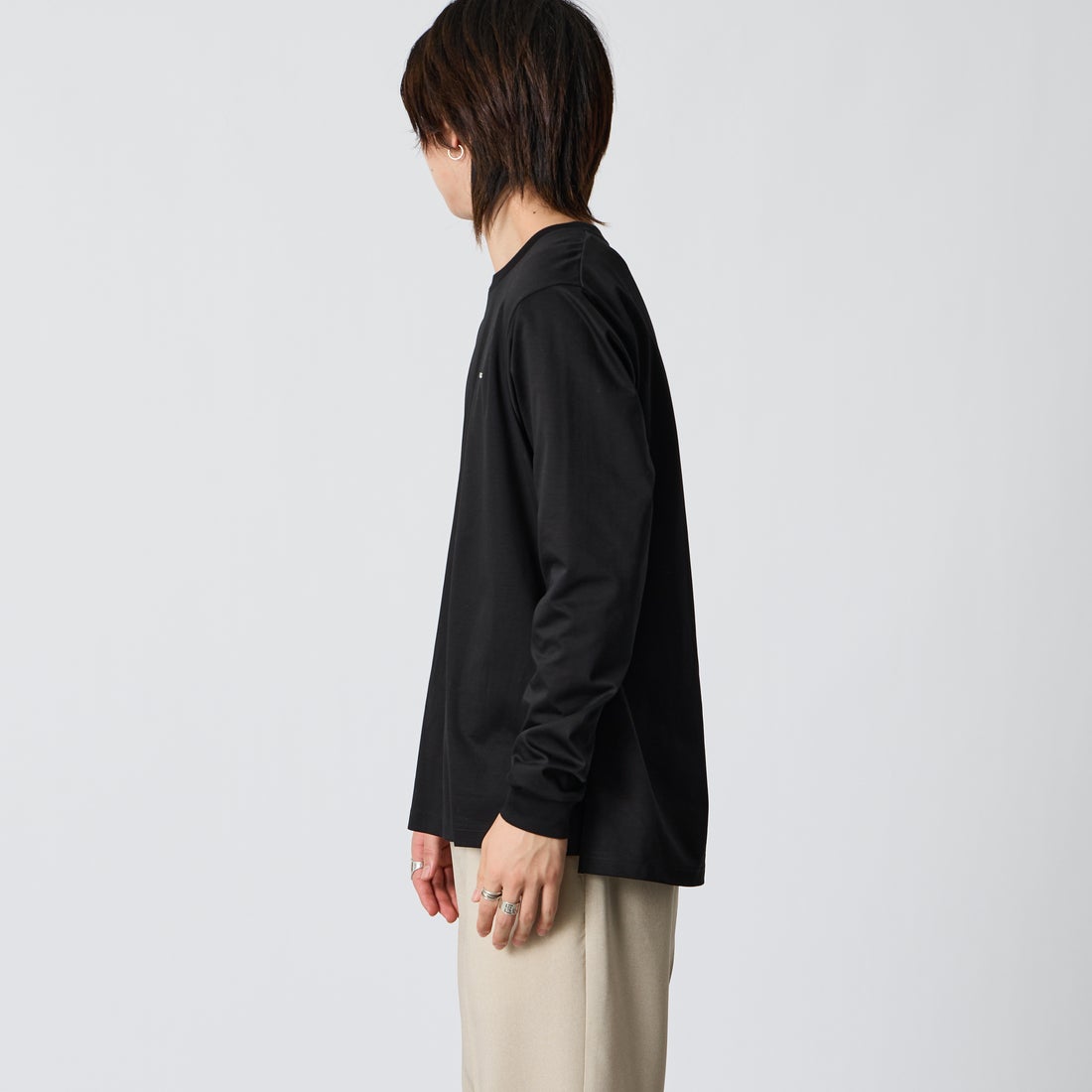 TATRAS [タトラス] SICADO シカード Tシャツ [MCKA0054083588] BLACK &&モデル身長：177cm 着用サイズ：2&&