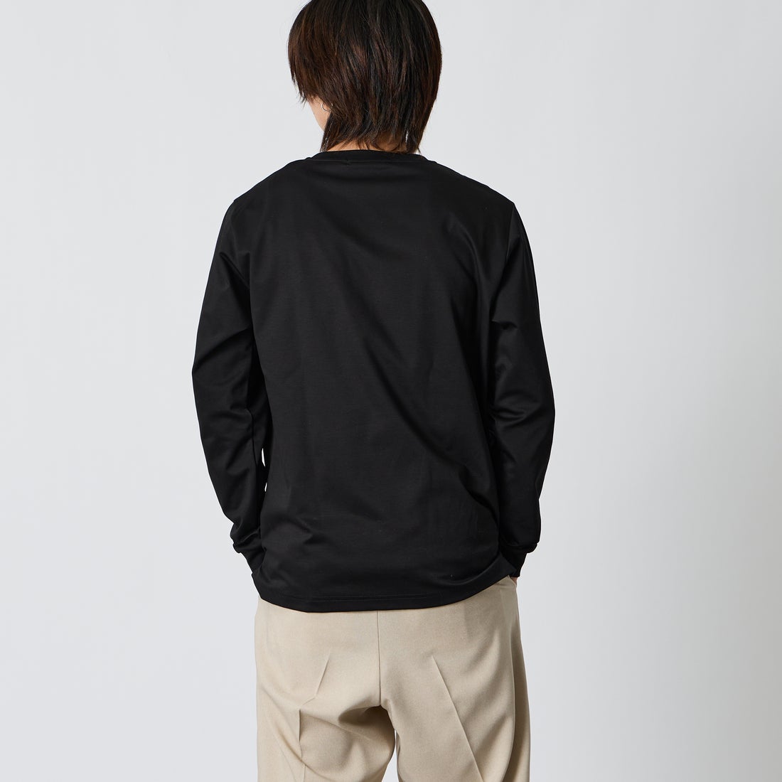 TATRAS [タトラス] SICADO シカード Tシャツ [MCKA0054083588] BLACK &&モデル身長：177cm 着用サイズ：1&&