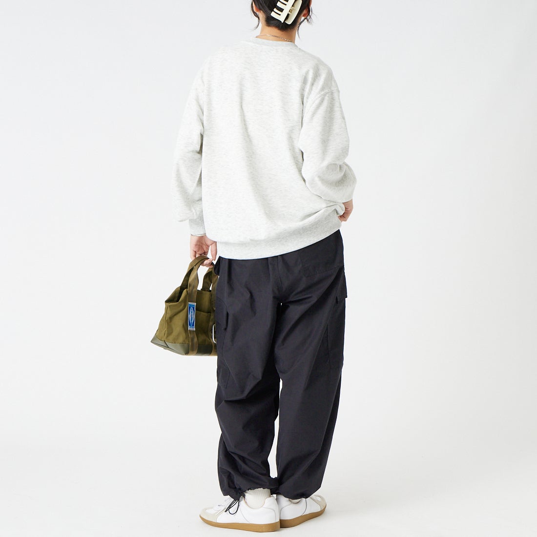 THE NORTH FACE [ザ ノースフェイス] スキーグラフィックスウェットクルー [NT62686] WX &&モデル身長：162cm 着用サイズ：S&&