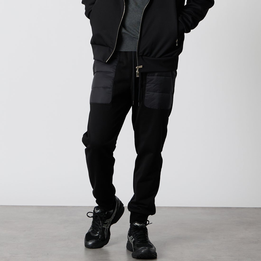 TATRAS [タトラス] CEBU/セブ ダウンパンツ [MCKA0545013588] BLACK &&モデル身長：177cm 着用サイズ：2&&