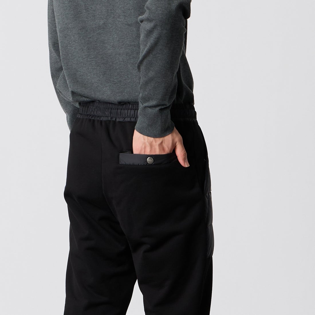 TATRAS [タトラス] CEBU/セブ ダウンパンツ [MCKA0545013588] BLACK &&モデル身長：177cm 着用サイズ：2&&