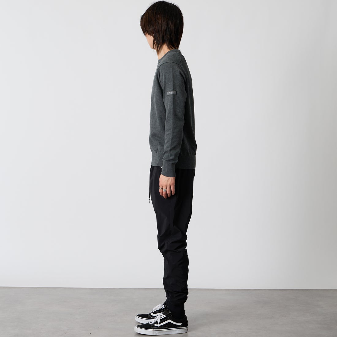 TATRAS [タトラス] MARIANO/マリアーノ パンツ [MCKA0601103588] BLACK &&モデル身長：177cm 着用サイズ：2&&