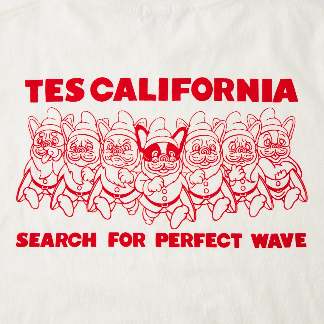 The Endless Summer [エンドレスサマー] SEVENS BUHI フロッキープリントロングスリーブTシャツ [1280-26774311] 07 WHITE