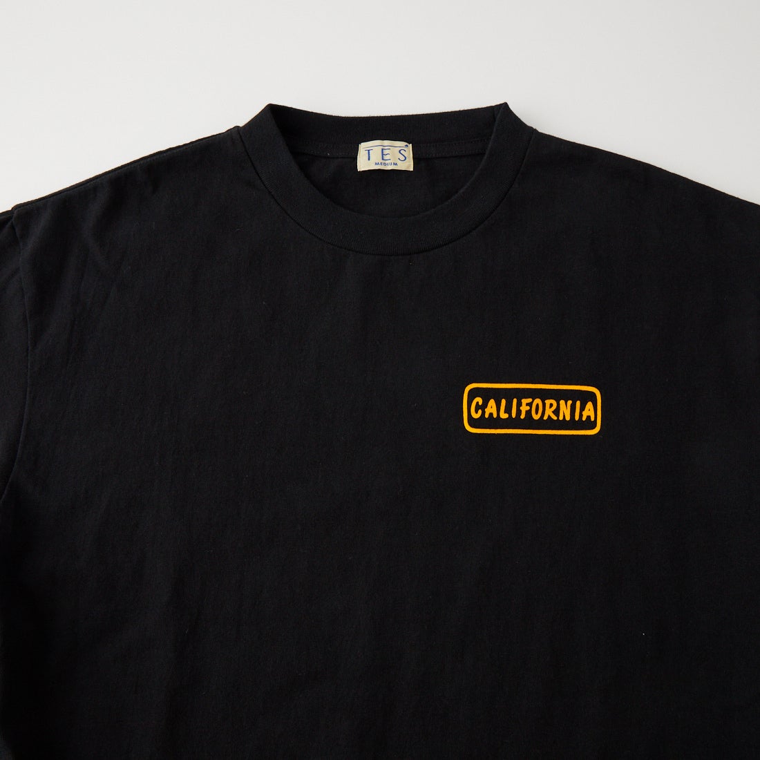 The Endless Summer [エンドレスサマー] GOOD TIME フロッキープリントロングスリーブTシャツ [1280-26774312] 01 BLACK