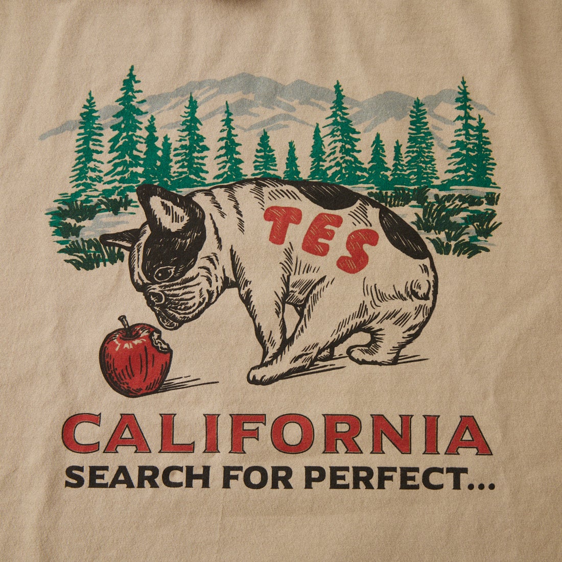 The Endless Summer [エンドレスサマー] CALIFORNIA FOREST ロングスリーブTシャツ [1280-26774313] 35 BEIGE
