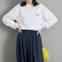 01 WHITE&&モデル身長：162cm 着用サイズ：S&&