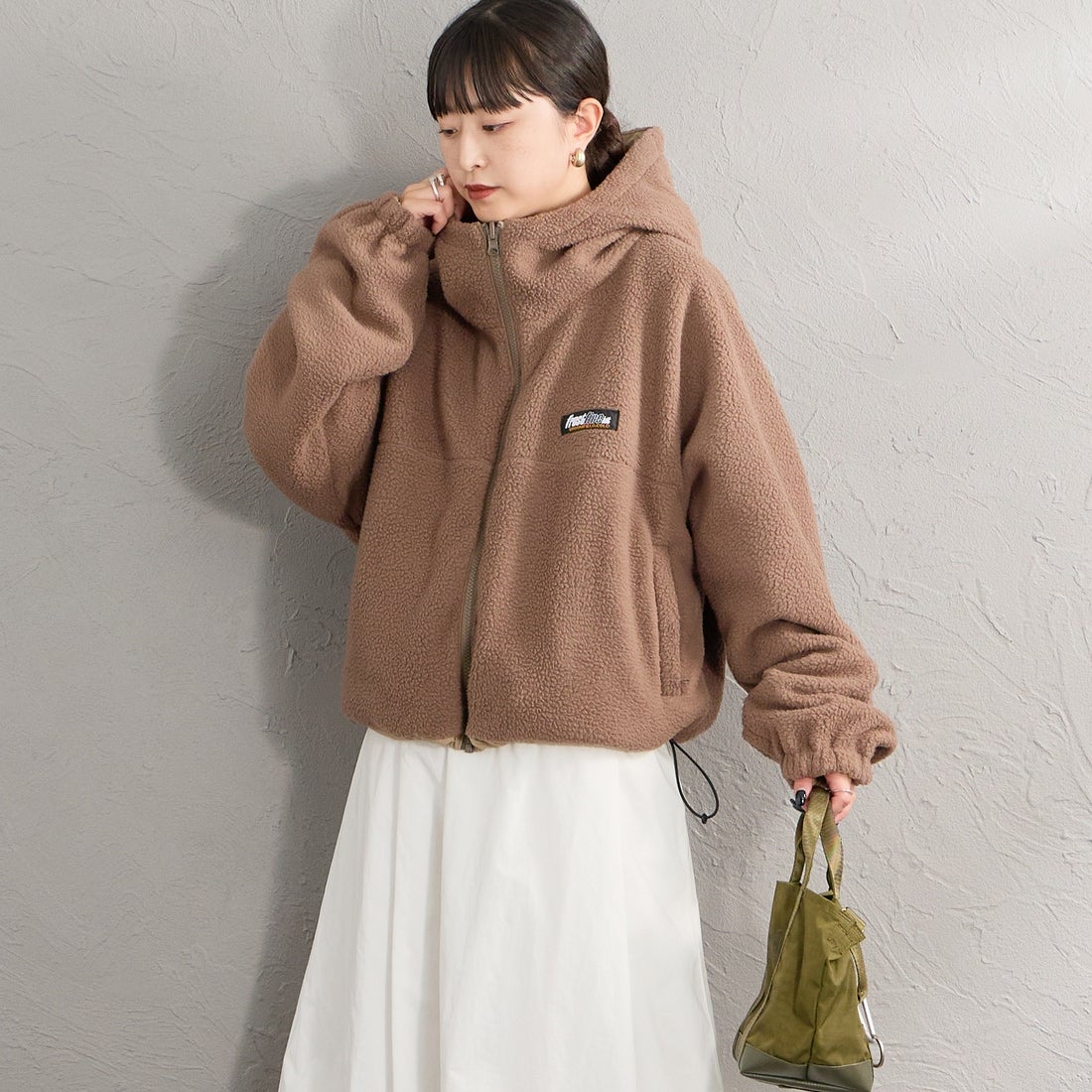 frostline [フロストライン] 別注 リバーシブルフードブルゾン [FL29-JK-IN6-JF] BEIGE