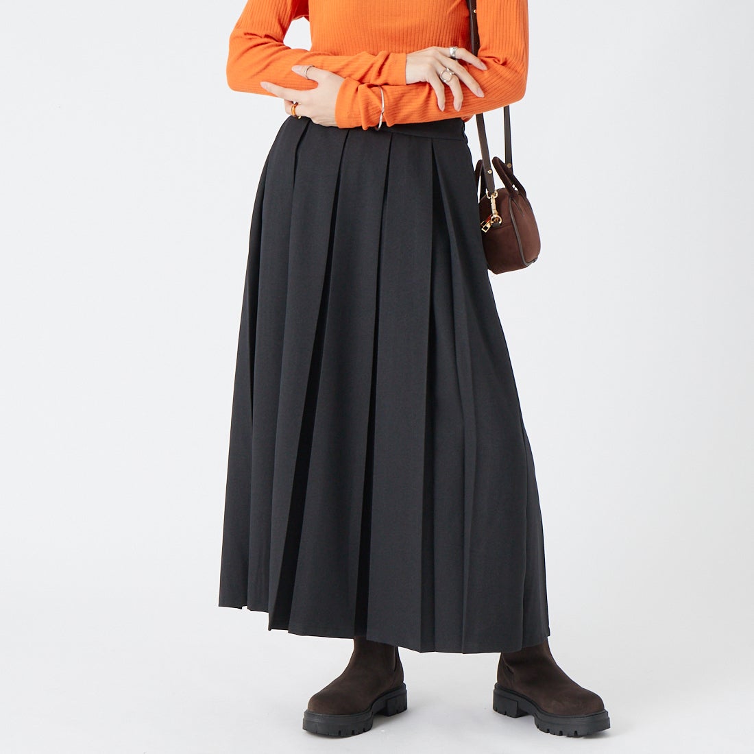 ﾌﾞﾗｯｸ&&モデル身長：162cm 着用サイズ：36&&