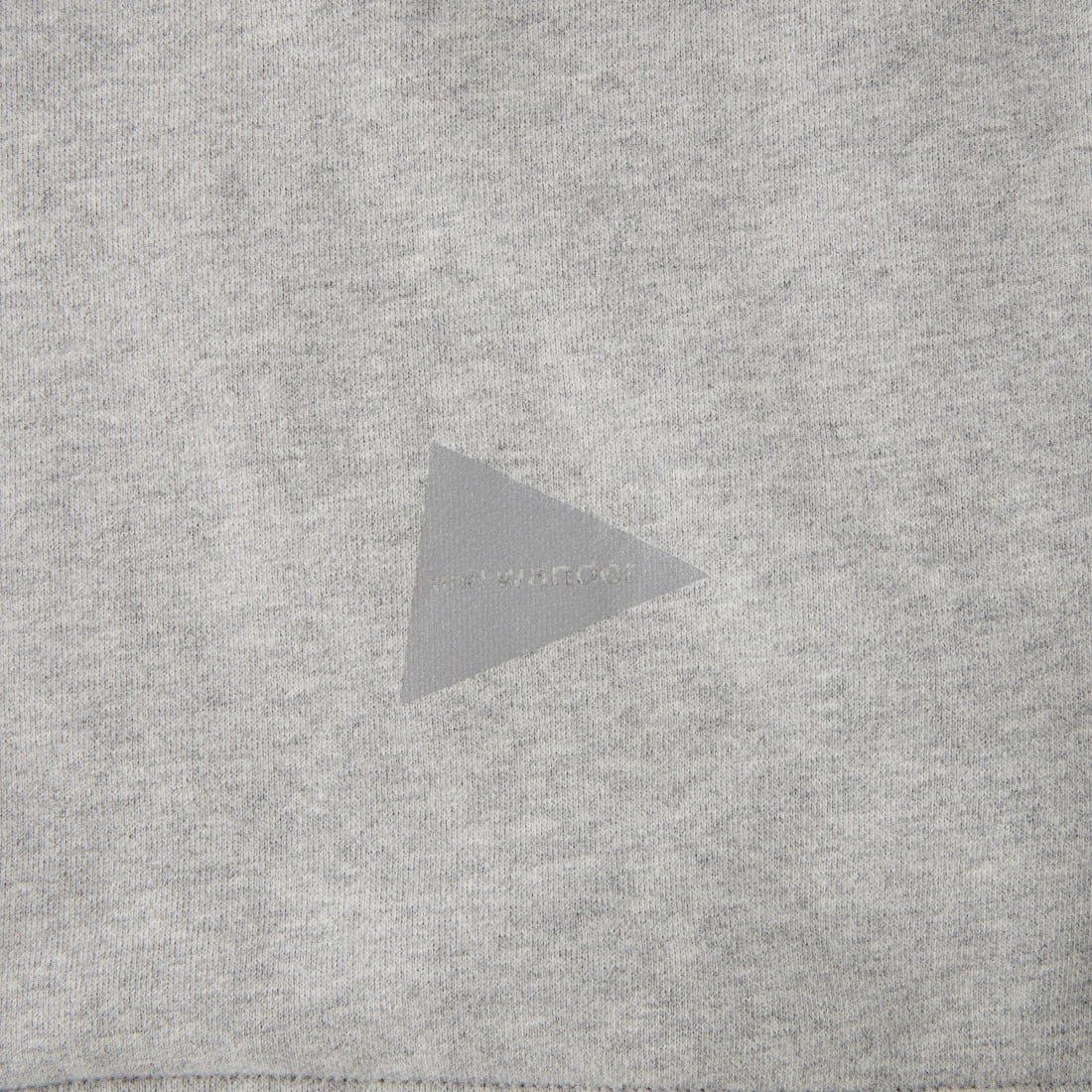 and wander [アンドワンダー] スウェットプルオーバー [5746284086] L.GRAY