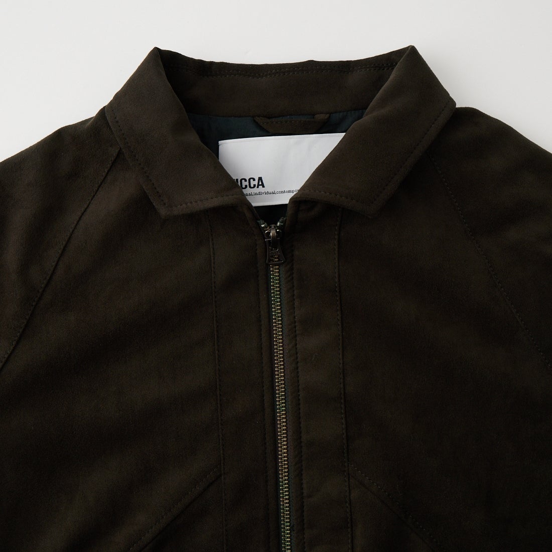 TICCA [ティッカ] ウルトラスエードブルゾン [TBFA-061] BROWN