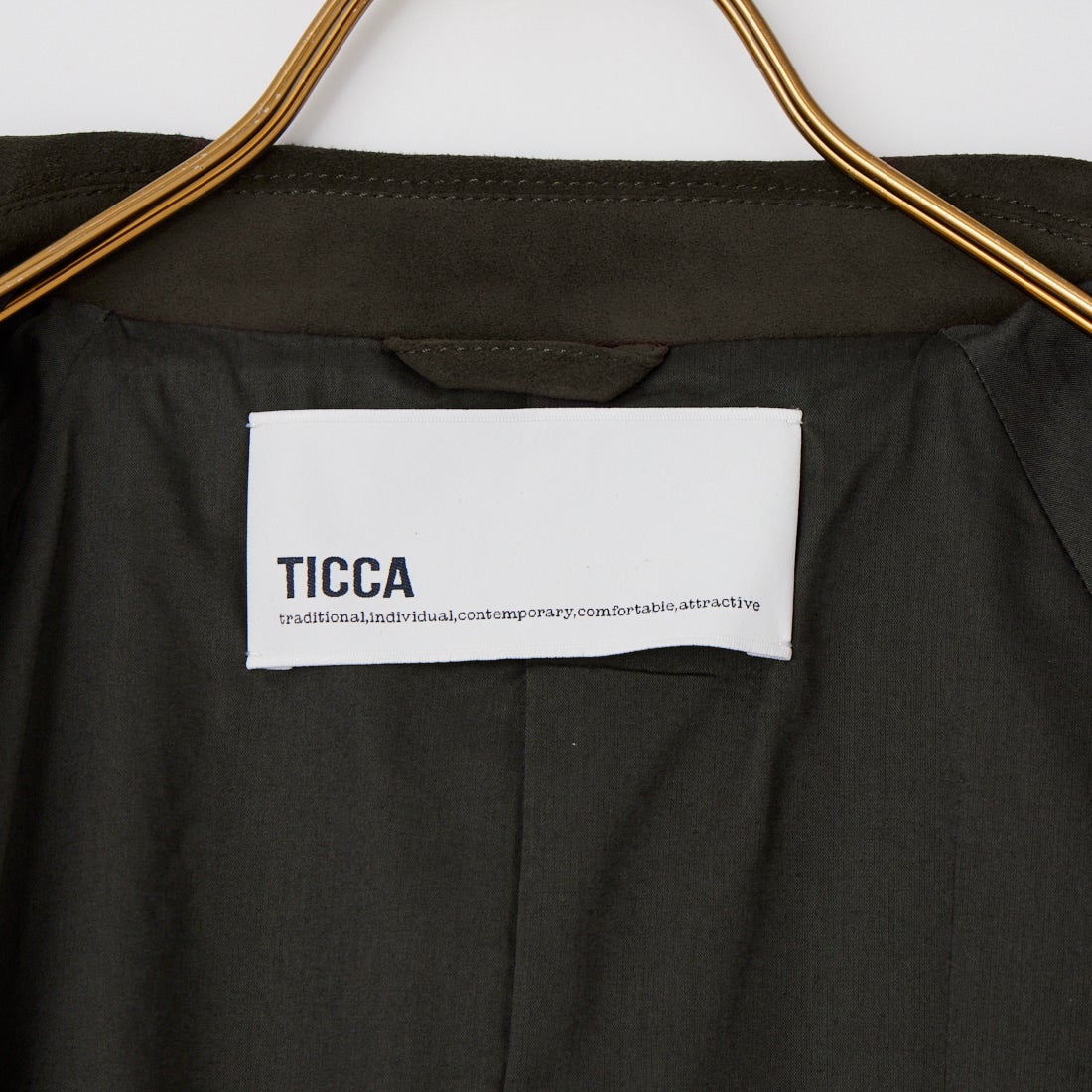 TICCA [ティッカ] ウルトラスエードブルゾン [TBFA-061] BROWN