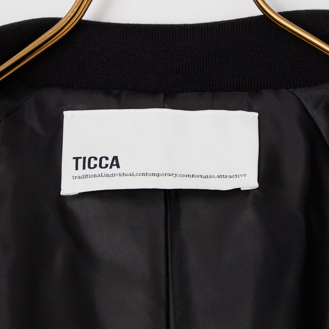 TICCA [ティッカ] スタンドネックブルゾン [TBFA-014] BLACK