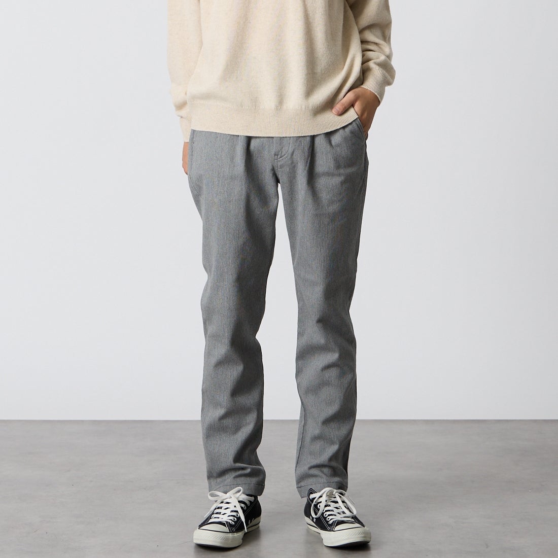 64 GRY&&モデル身長：175cm 着用サイズ：M&&
