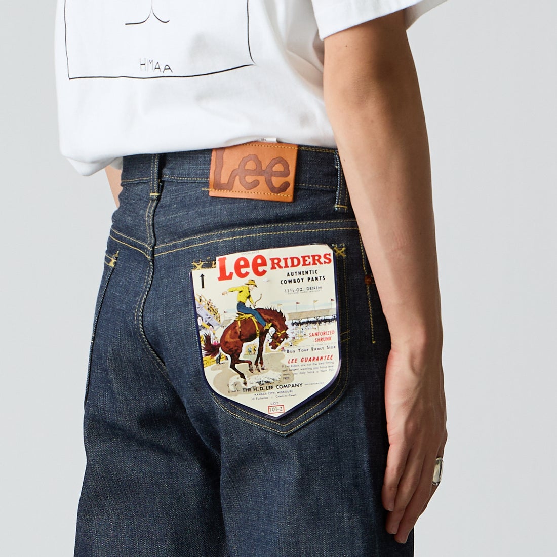 LEE [リー] THE ARCHIVES RIDERS 101-Z 1948モデル [LM6331] 89 N.W &&モデル身長：177cm 着用サイズ：30&&