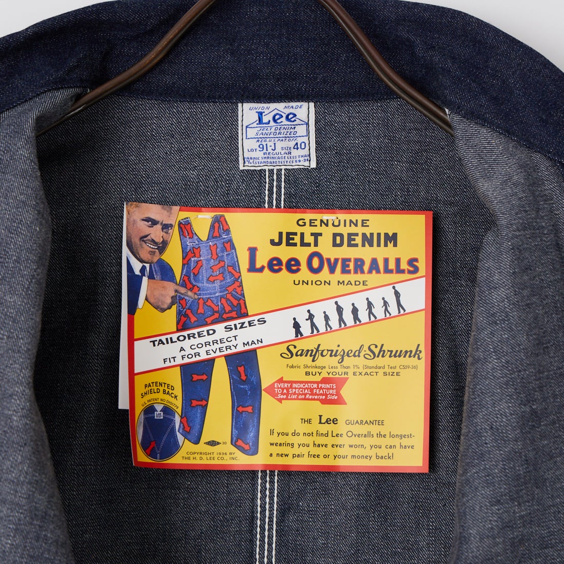 LEE [リー] THE ARCHIVES 91-Jジャケット 1947モデル [LM6018] 89 N.W