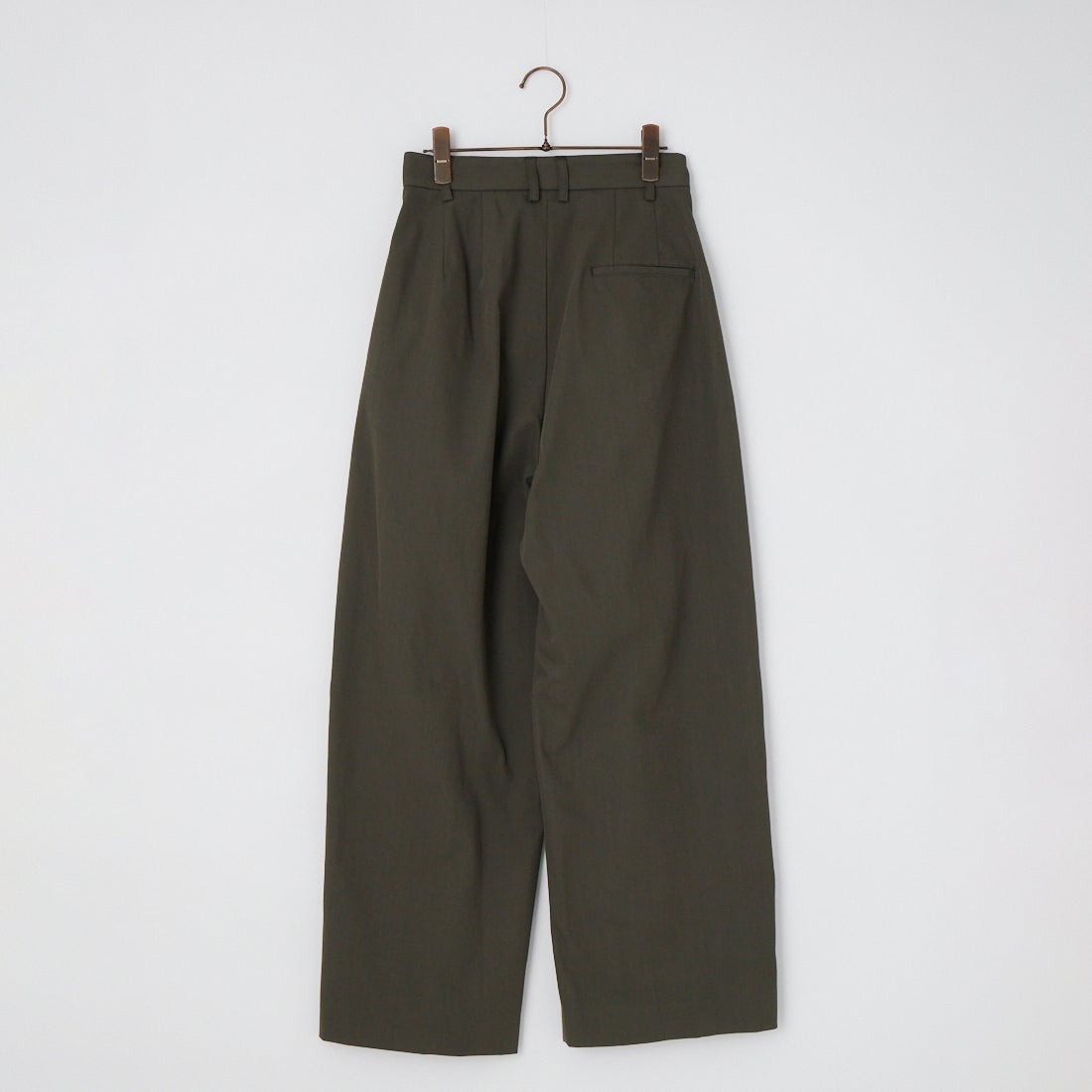 Jeans Factory Clothes [ジーンズファクトリークローズ] マルーデコットンチノクロス タックワイドパンツ [LWJF-01] 10 CHA