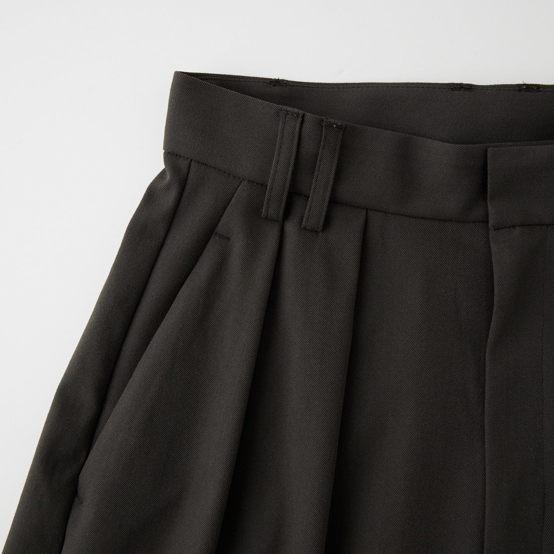 Jeans Factory Clothes [ジーンズファクトリークローズ] マルーデコットンチノクロス タックワイドパンツ [LWJF-01] 10 CHA