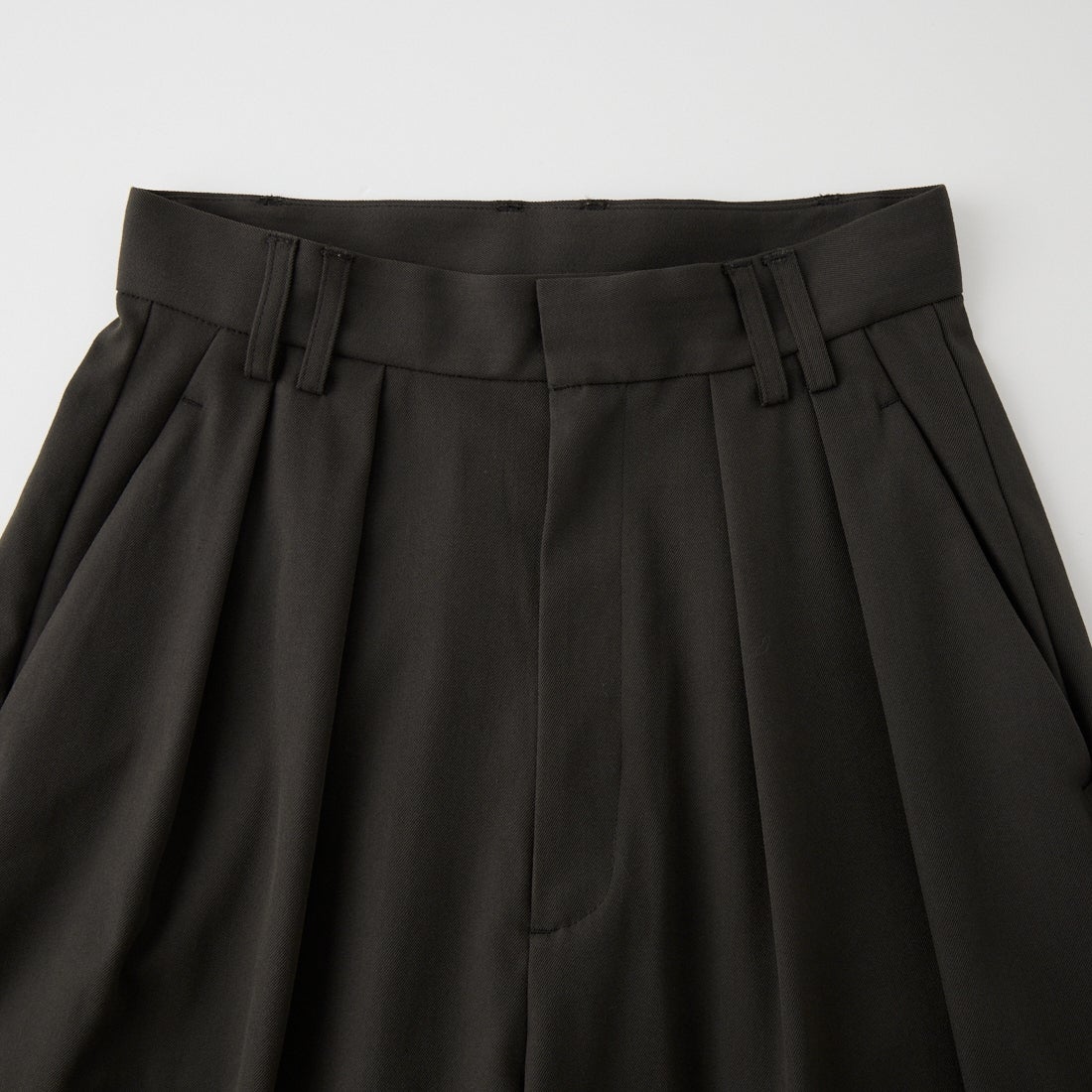 Jeans Factory Clothes [ジーンズファクトリークローズ] マルーデコットンチノクロス タックワイドパンツ [LWJF-01] 10 CHA