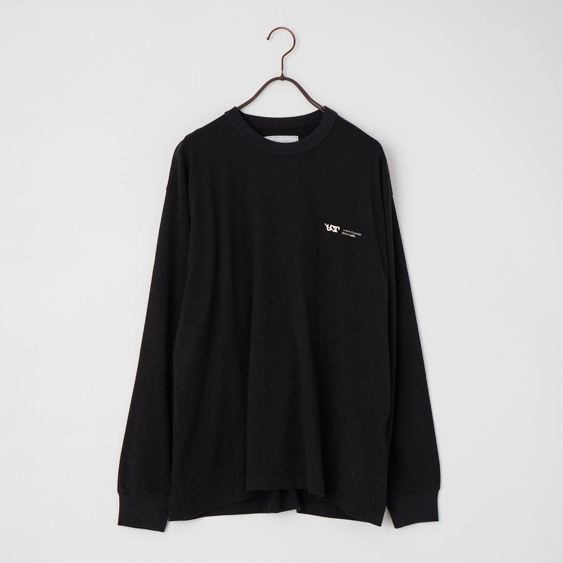 YDOT [ワイドット] ASYM ロゴロングスリーブTシャツ [YU11803] BLACK