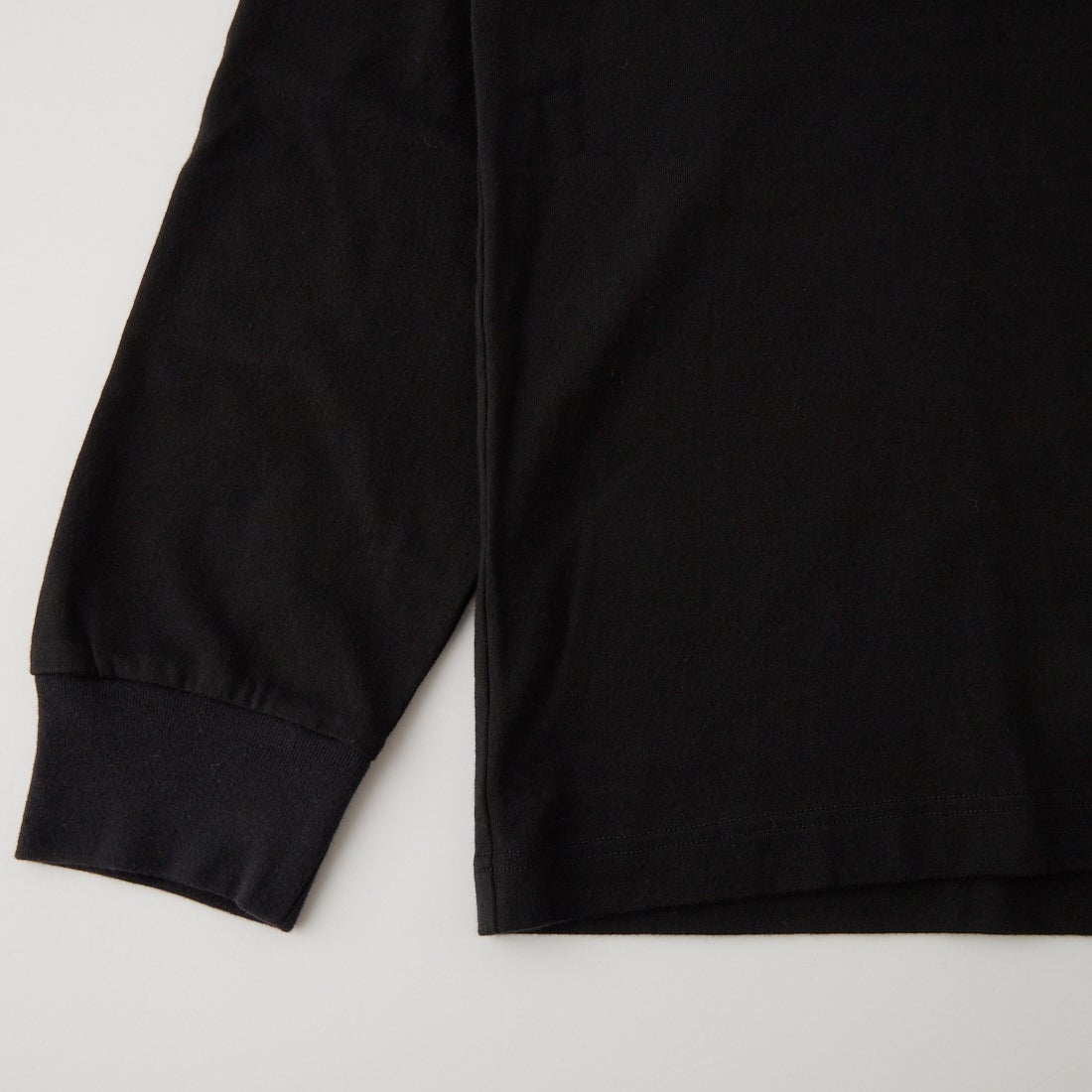 YDOT [ワイドット] ASYM ロゴロングスリーブTシャツ [YU11803] BLACK