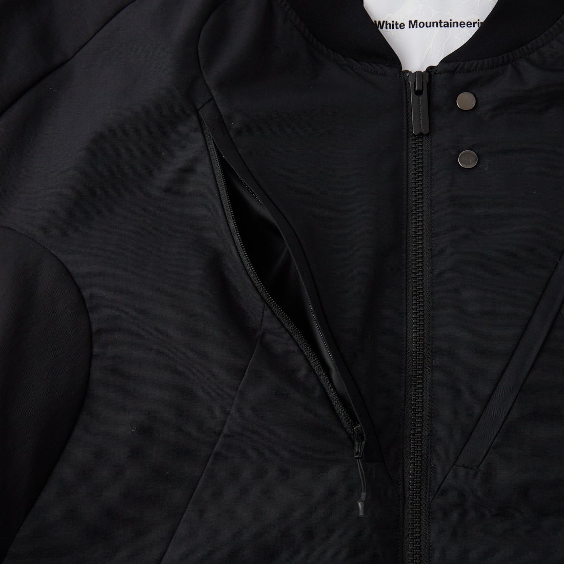 White Mountaineering [ホワイトマウンテニアリング] ウィンドストッパーラグランブルゾン [WM2673214] BLACK
