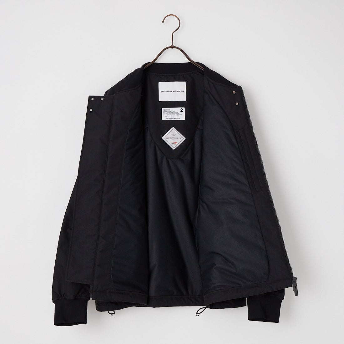 White Mountaineering [ホワイトマウンテニアリング] ウィンドストッパーラグランブルゾン [WM2673214] BLACK