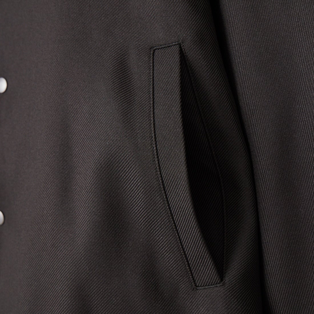 FRED PERRY [フレッドペリー] 別注 パデッドボタン 中綿ジャケット [FPM-26A-003JF] BLACK/DARK