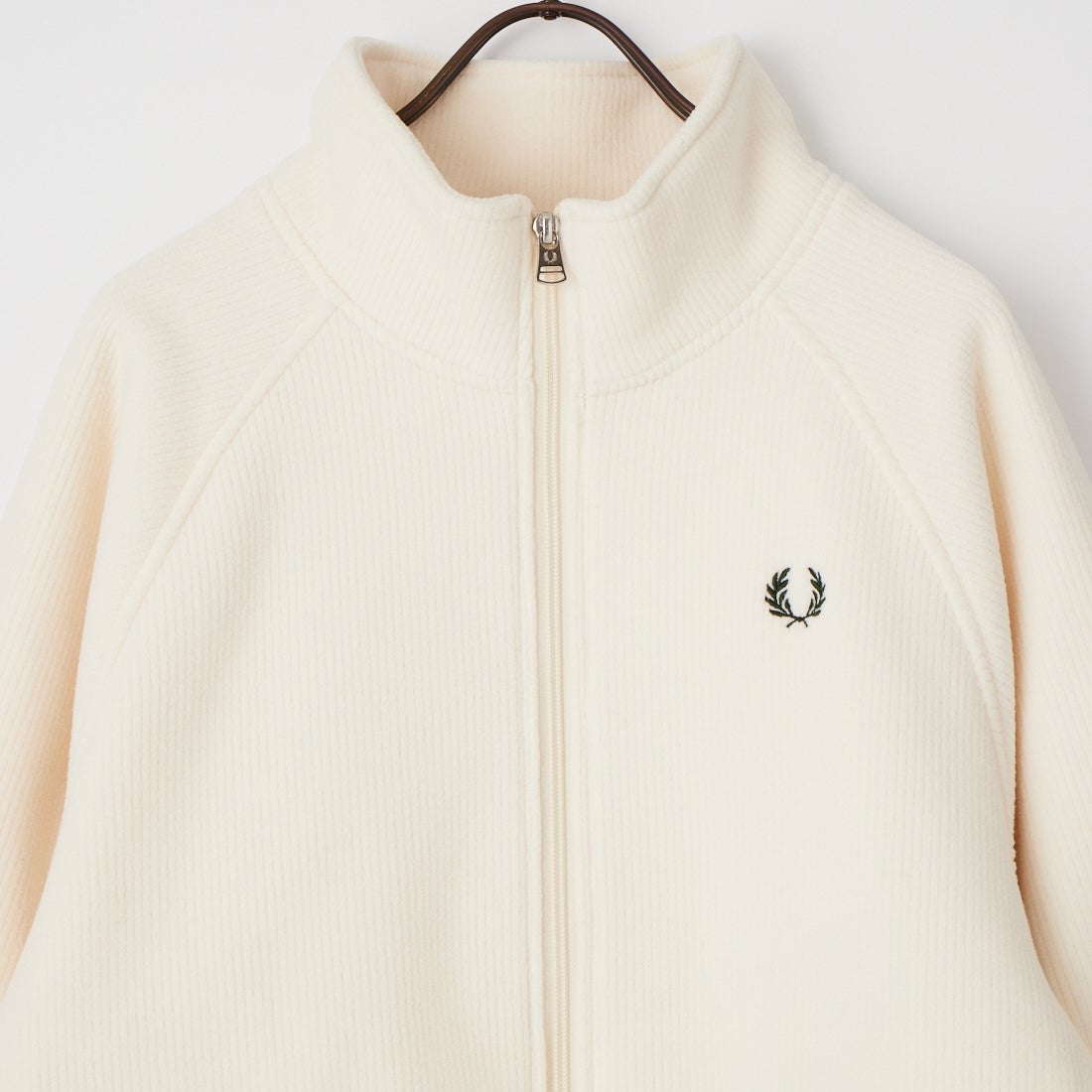 FRED PERRY [フレッドペリー] 別注 コード フリースジャケット [FPM-26A-005JF] ECRU/NIGHT