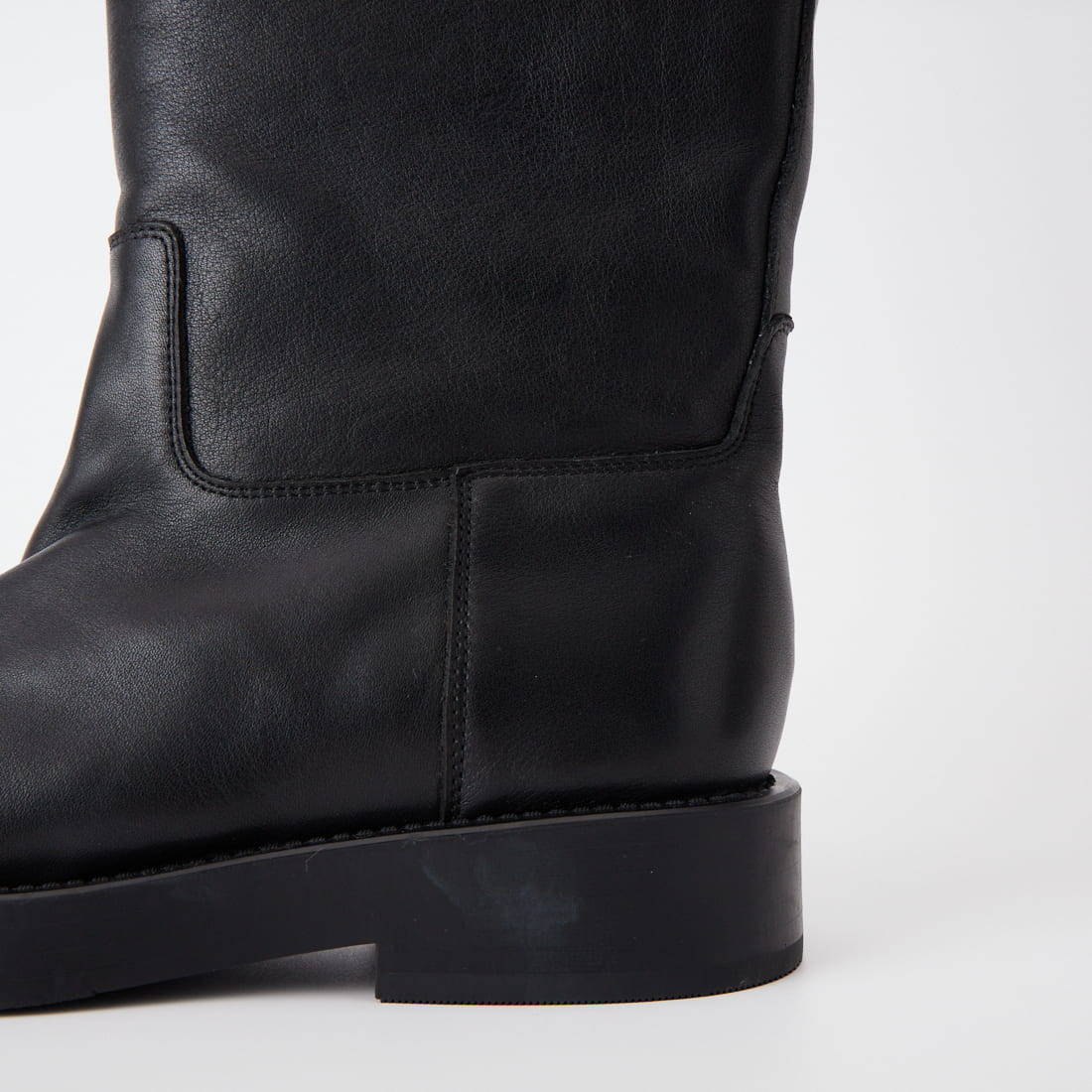 REMME [レメ] 別注 プラットフォーム レザーロングブーツ [ZH-26W020-JF] BLACK