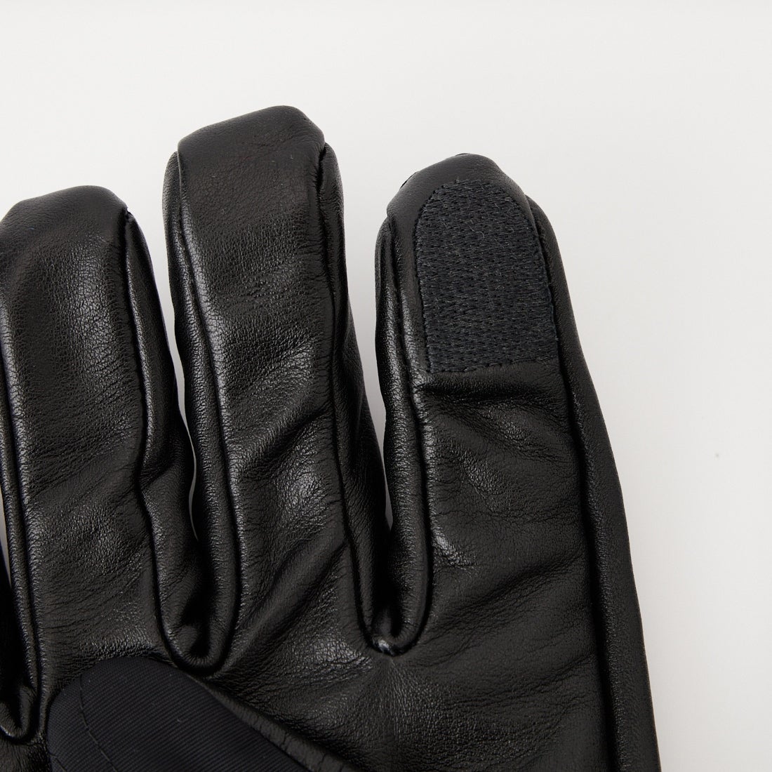 White Mountaineering [ホワイトマウンテニアリング] レザー&キルトナイロングローブ [WM2673803] BLACK