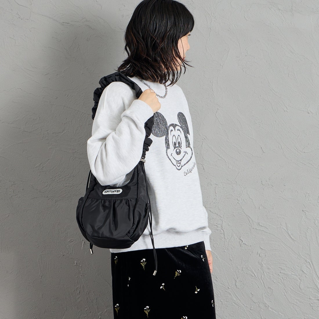 OUTDOOR PRODUCTS [アウトドアプロダクツ] エッグショルダーバッグ [BR-OUT-26AW13] BLACK