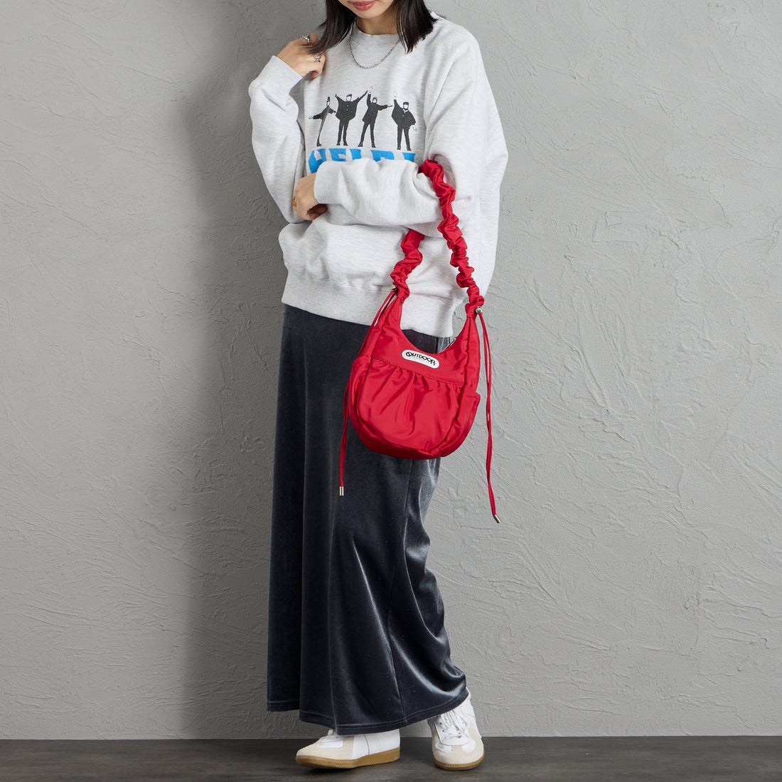 OUTDOOR PRODUCTS [アウトドアプロダクツ] エッグショルダーバッグ [BR-OUT-26AW13] RED